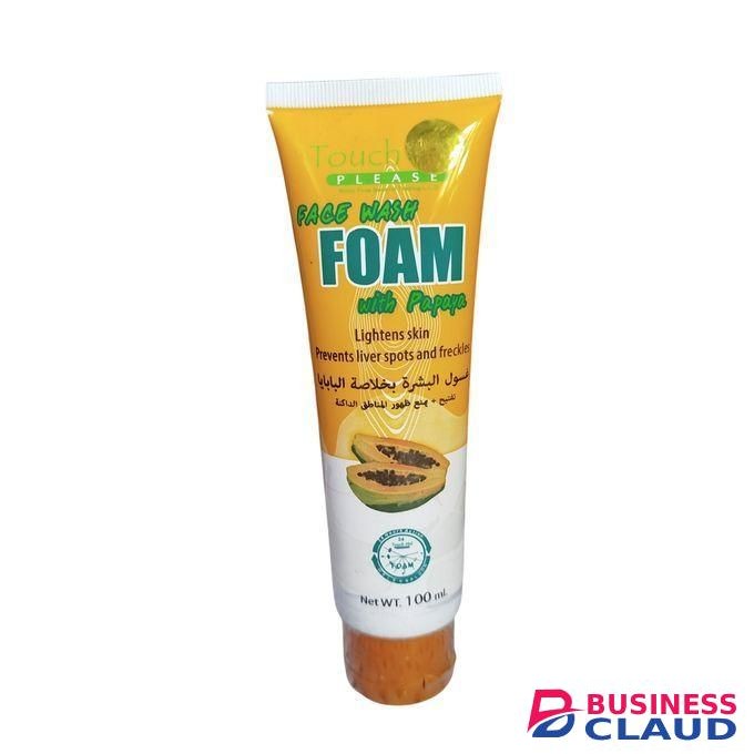 Touch Me Papaya Face Wash Foam Cleanses The Face