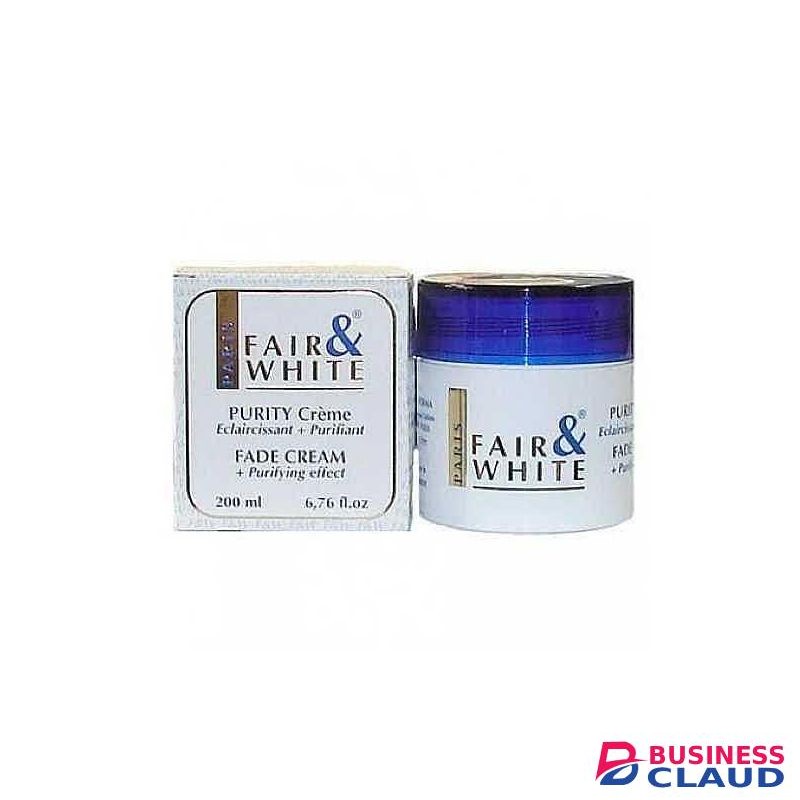 Paris Fair & White Original Purity Fade Cream Skin Brightening & Purifying Effect 200ml