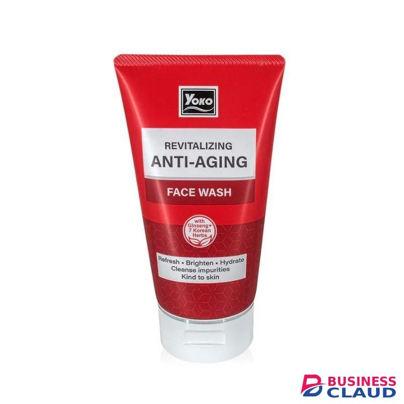 Yoko Revitalizing Anti Aging Face Wash with Ginseng + 7 Korean Herbs 100ml