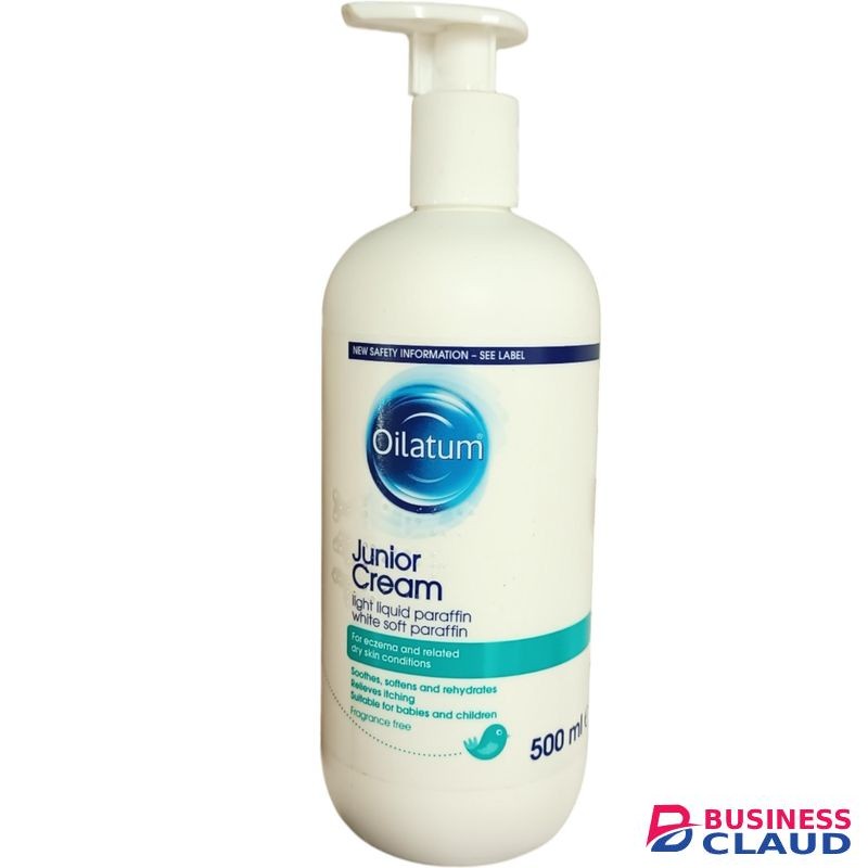 Oilatum JUNIOR CREAM Light Liquid Paraffın WHITE SOFT Dry Skin/Eczèma SOOTHES SOFTENS REHYDRATES