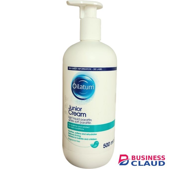 Oilatum JUNIOR CREAM Light Liquid Paraffın WHITE SOFT Dry Skin/Eczèma SOOTHES SOFTENS REHYDRATES