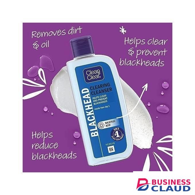 Clean & Clear Clearing Cleanser, Helps clear and prevent blackheads results from day 1!