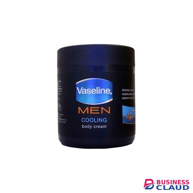 Vaseline COOLING Men Body Cream 48h Moisturisation For Dry Skin jm