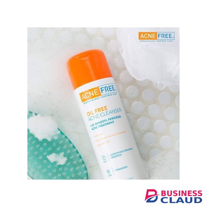 Acne Free Benzoyl Peroxide Acne Face Cleanser Prevent/Treat Breakouts