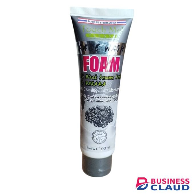 Touch Me Face Wash Foam with Black Sesame Seed & Al Baraka. Deeply Cleanses, Moisturizes, Makes skin Young, Remove Dirt, Impurities and Blemishes