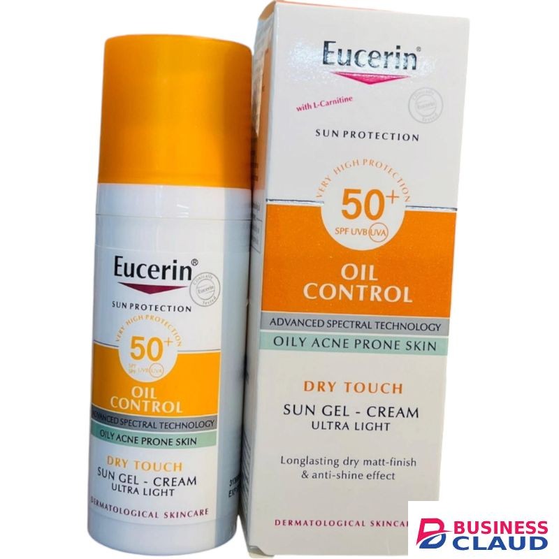 Eucerin SPF 50 Dry Touch Sun Gel Cream Matt Finish Anti Shine Sunscreen bc