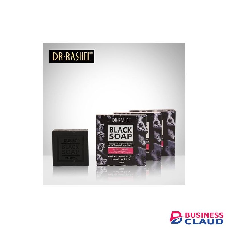 Dr. Rashel Black Soap With Collagen & Charcoal, Acne Treatment
