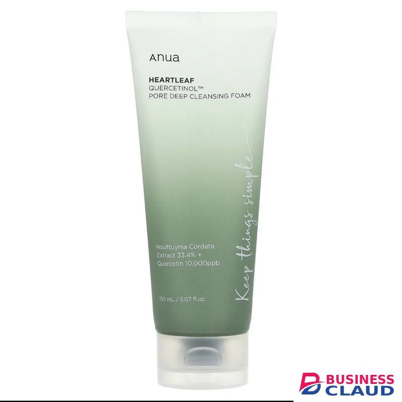 Anua quercitinol foaming Cleansers- Cleans pores Controls oil,Exfoliates gently,Soothes skin, Prevents breakouts