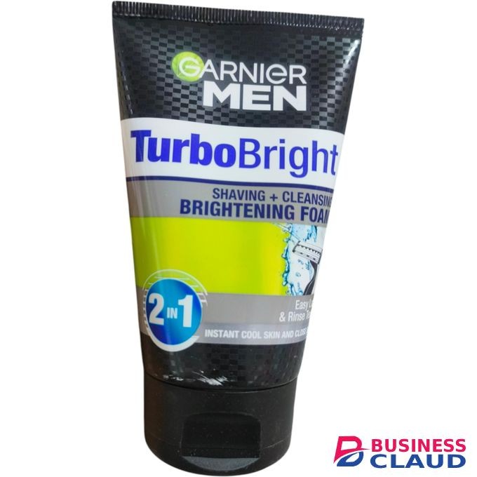 Beauty Men TurboBright Shaving + Cleansing Brightening Foam Face Wash by Garnıer