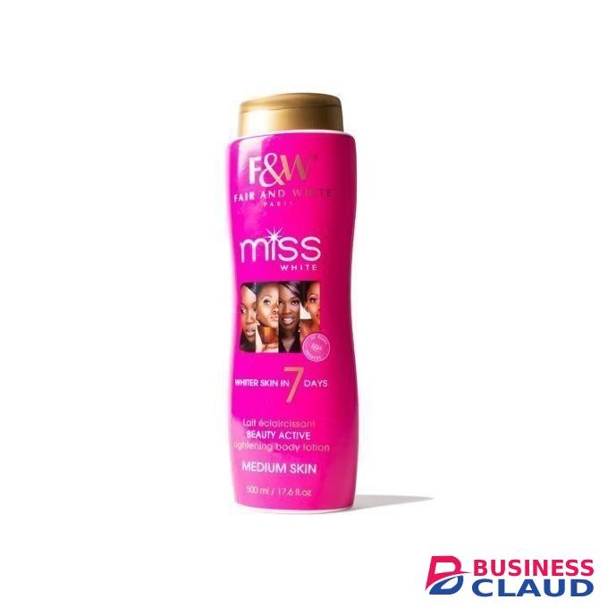 Fair & White Miss White, Skin Lightening Body Lotion 400 Ml