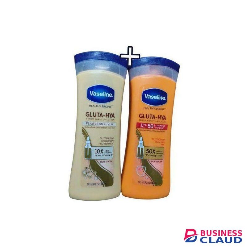 Vaseline Healthy Bright Gluta-Hya Brust Uv Lotion, Reduce Dark Spots For Even-Tone Skin