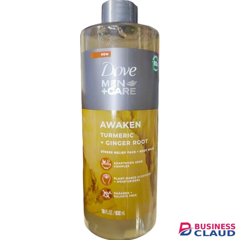 Dove Men Care Awaken Turmeric + Ginger Root Shower Gel
