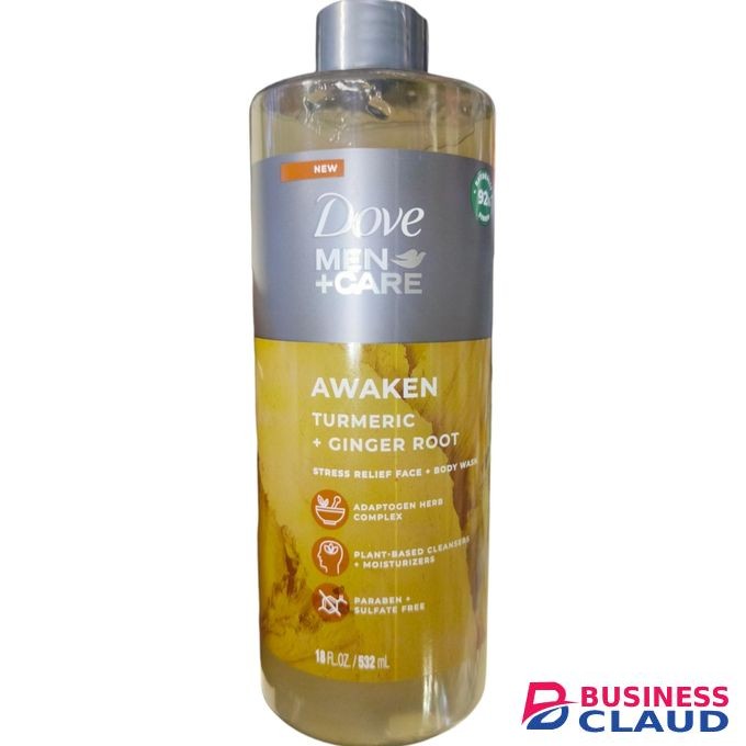 Dove Men Care Awaken Turmeric + Ginger Root Shower Gel
