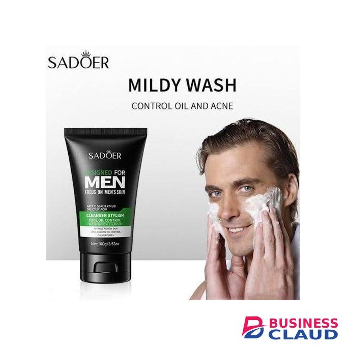 SADOER Men Facial Cleanser 100g +FREE Mask Sheet