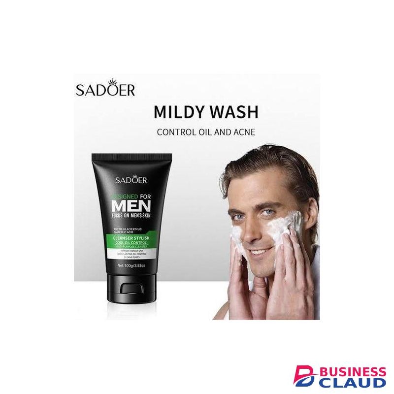 SADOER Men Facial Cleanser 100g +FREE Mask Sheet