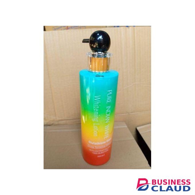 Pure Indian White Glutathione Glow Terminal White With Extait Gluta Whitening Body Lotion-500ml