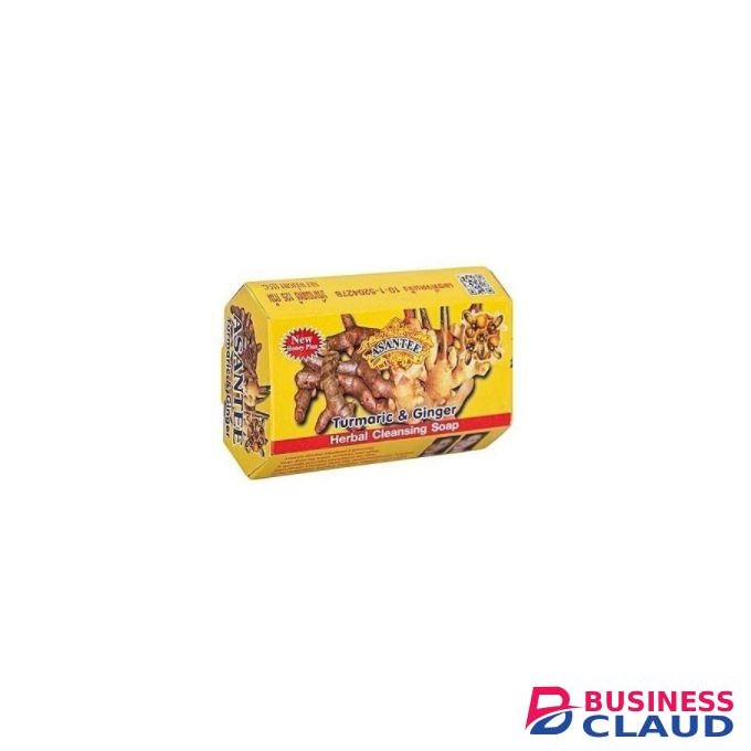 Asantee Authentic Turmeric & Ginger Herbal Cleansing Soap