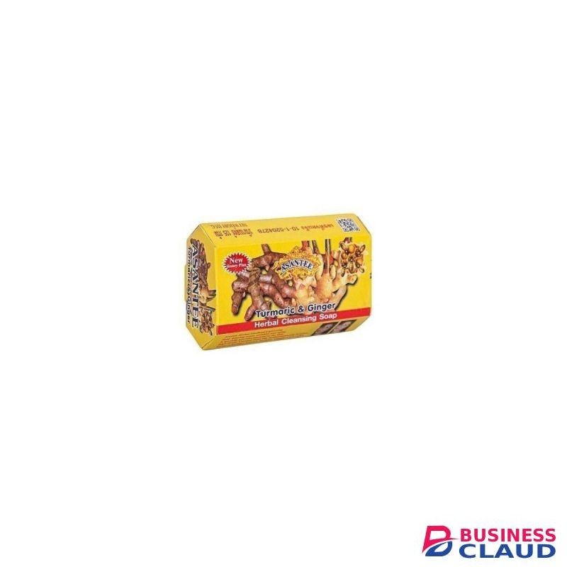 Asantee Authentic Turmeric & Ginger Herbal Cleansing Soap