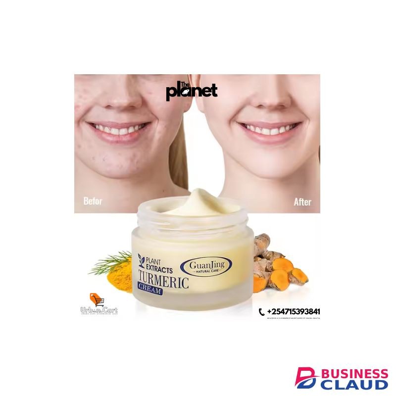 Guanjing Natural Turmeric Face Cream – Hydrating & Brightening Moisturizer
