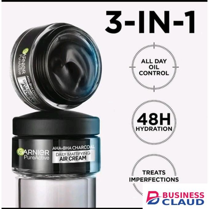 Acne Control Kit: Pure Active Charcoal Wash + Serum + Air Cream