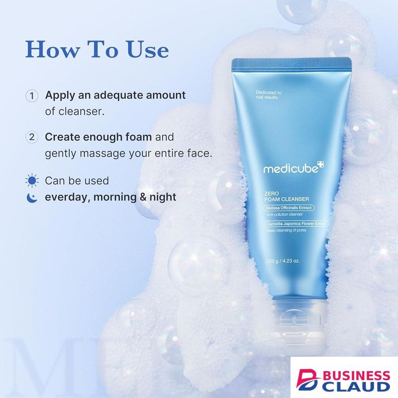 Medicube Zero Foam Cleanser 120 g Gentle Daily Cleanser That Removes Impurities And Balances Skin Without Irritation