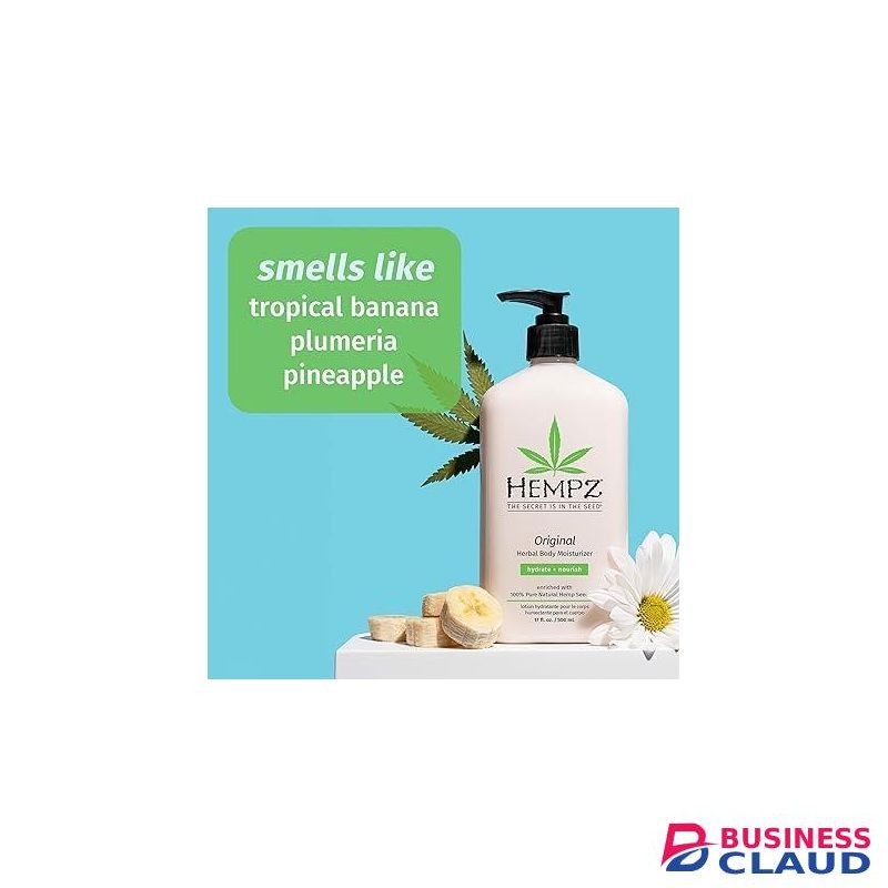 Hempz Original, Natural Hemp Seed Oil Body Moisturizer with Shea Butter & Ginseng