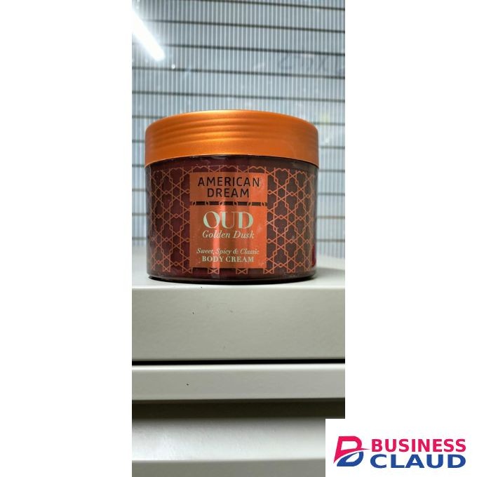 American Dream Oud golden dusk, sweet and spicy classic body cream