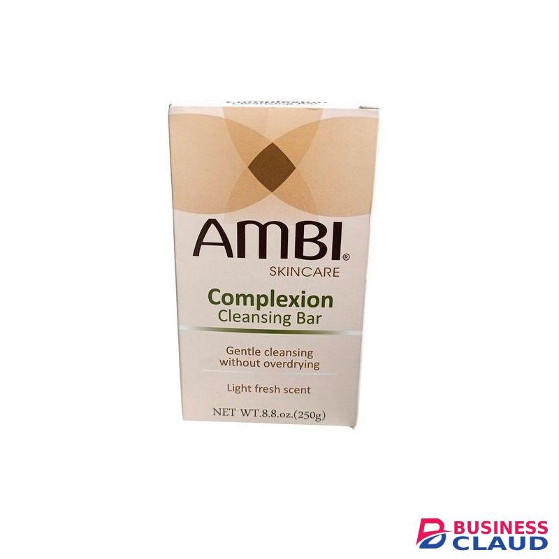 Ambi Complexion Cleansing Bar. Cleanses, Washes Impurities & make up residue, Softens, Evens the skin tone and leaves a light fresh scent