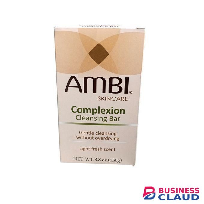 Ambi Complexion Cleansing Bar. Cleanses, Washes Impurities & make up residue, Softens, Evens the skin tone and leaves a light fresh scent