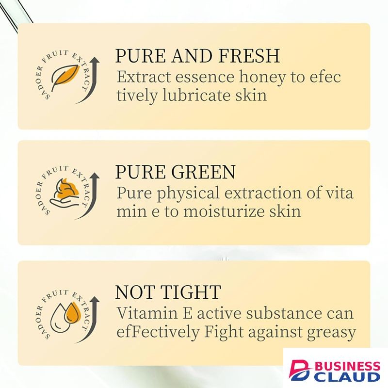 BIOAQUA Manuka Honey Facial Cleanser Vitamin E Deep Cleansing Foam Face Skin Repair Soften Moisturizing Hydrating 3.52oz/100g