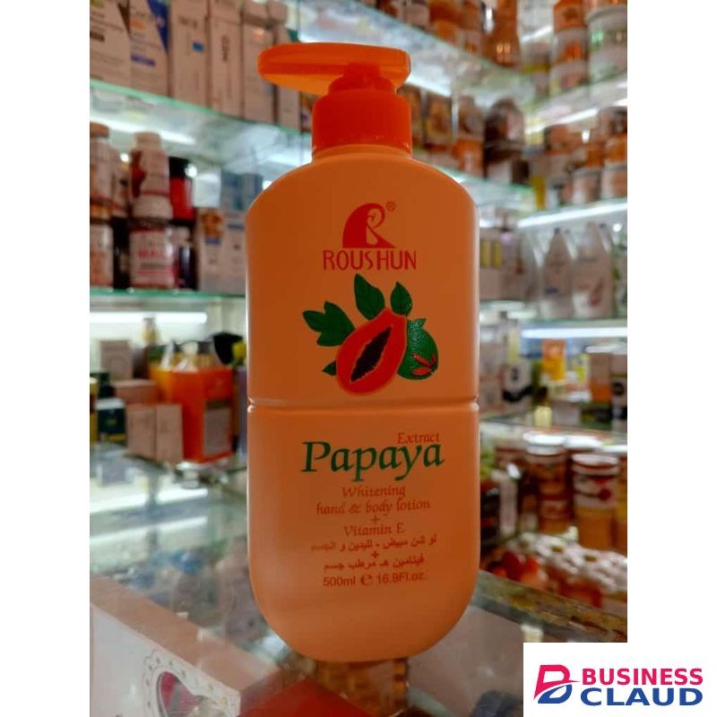Roushun papaya whitening hand & body lotion + vitamin E
