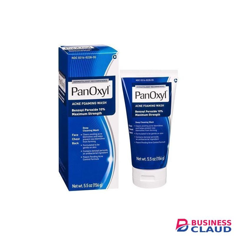 PanOxyl Gentle 10% Benzoyl Peroxide Acne (pimples) Foaming Face Wash