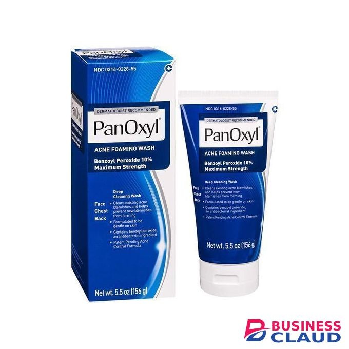 PanOxyl Gentle 10% Benzoyl Peroxide Acne (pimples) Foaming Face Wash
