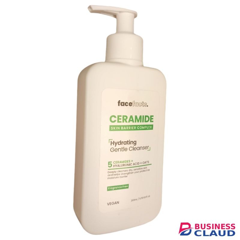 Face Facts Ceramide HYDRATING GENTLE CLEANER Dry Sensitive Skin FRAGRANCE FREE nk