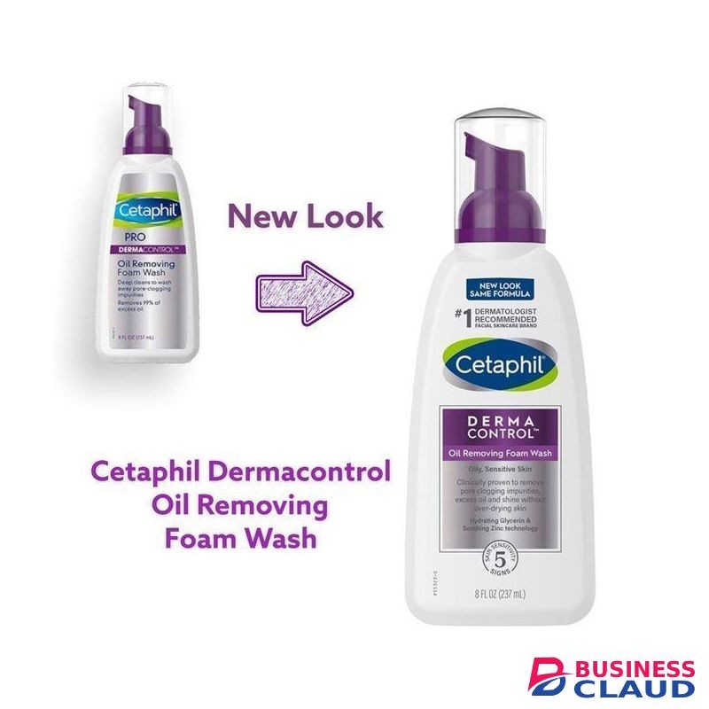 Cetaphil Foaming Gentle Skin Cleanser- Oil Absorbing/ Derma Control for oily skin