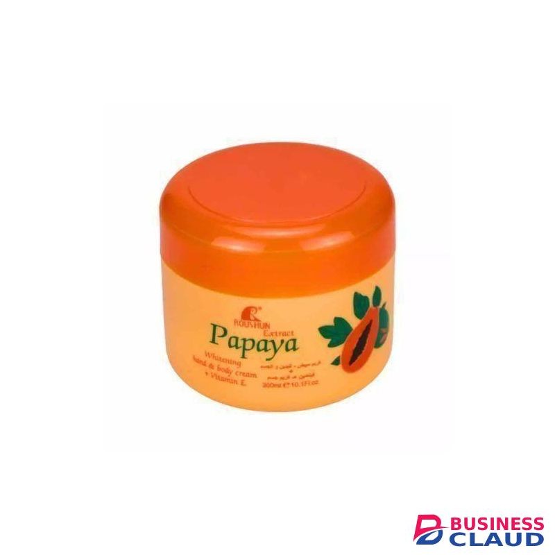 Roushun Papaya Whitening Hand and Body Cream, 300ml.