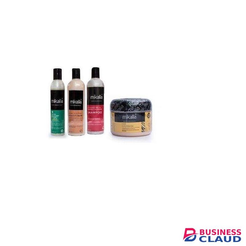 Mikalla Shampoo+ Conditioner+ Leave In Treatment + Hair Mayonnaise