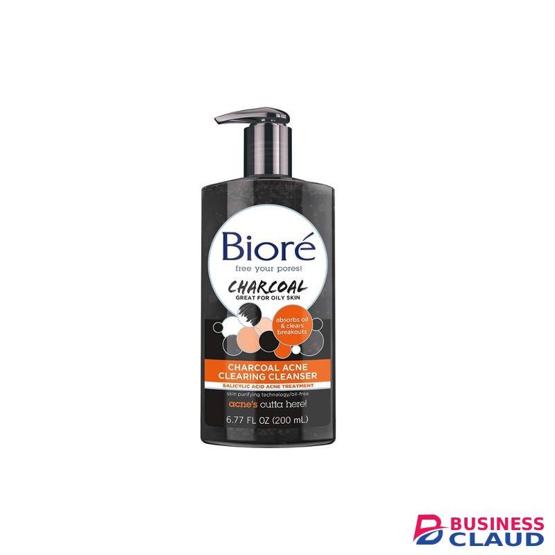 Bioré Charcoal Acne Clearing, Purifying Cleanser With Salicylic Acid