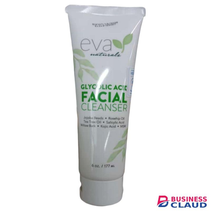 GLYCOLIC ACID FACIAL CLEANSER Jojoba Beads Rosehip Oil Tea Tree Oil Salicylic Acid Kojic Acid Willow Bark jm