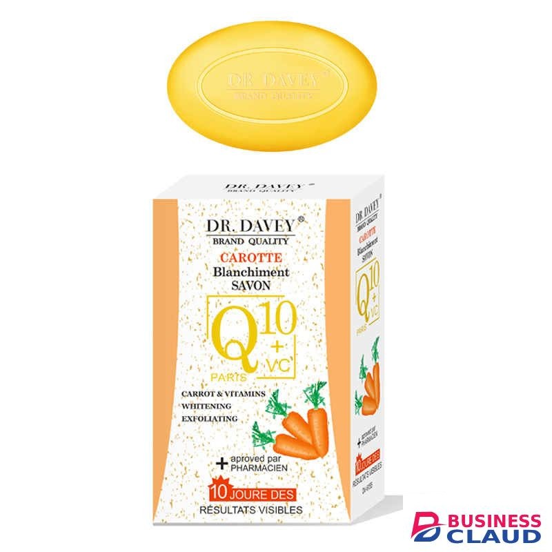 Dr. Davey DR.DAVEY Carrot And Vitamins Brightening Soap Q10+VC 100g