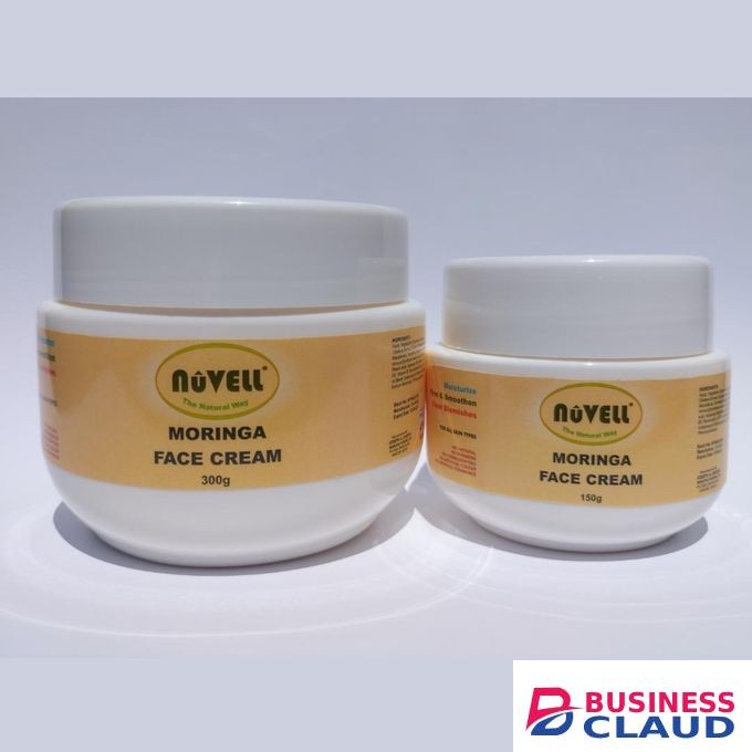 Natural NûVELL 150g Moringa Face CREAM – Anti-Acne, Anti-Aging, Moisturizing Face Cream