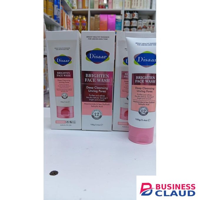 Disaar Brighten Face wash with Niacinamide & Salicylic Acid for Deep cleansing
