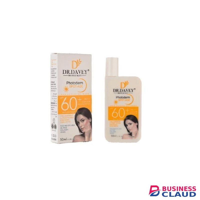 Dr. Davey Photoderm Spot Age Sunscreen SPF 60 UV Protection Sun Cream