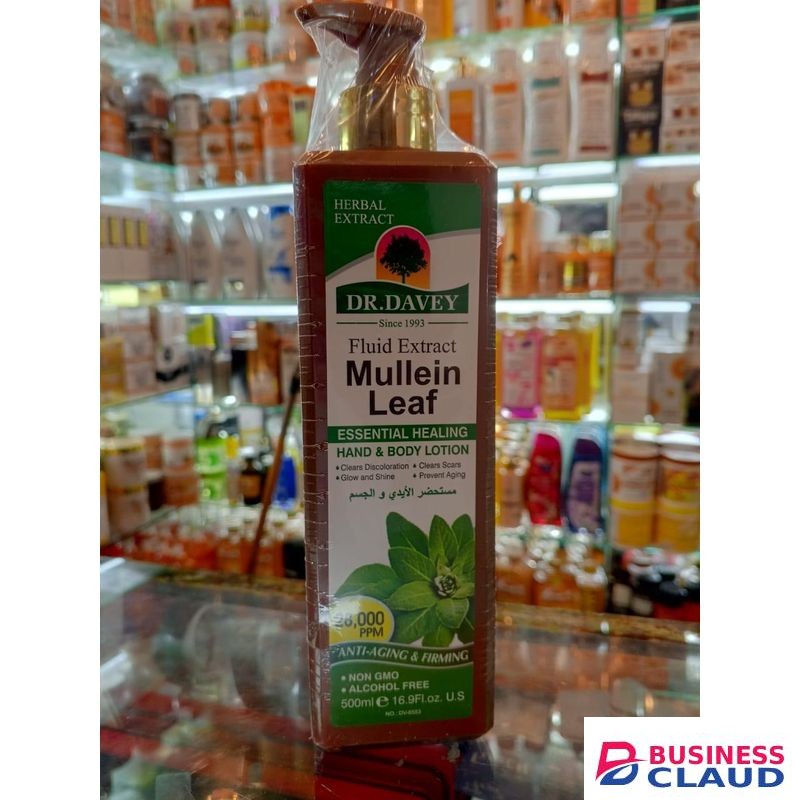 Dr. Davey Mullein leaf essential healing hand & body lotion