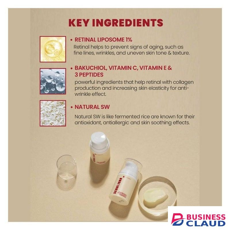 Seoul 1988 Cream: Retinal Liposome 1% + Fermented Rice – K-Secret Advanced Age Defying and Skin Renewing Formula for Firming Texture Improvement and Youthful Radiance