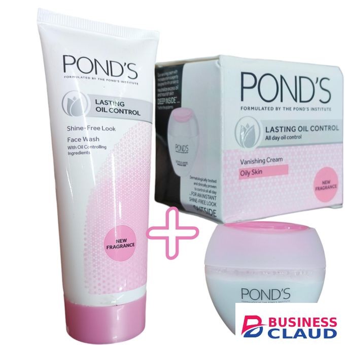 Pond's Lasting Oil Control Face Wash + All Day Oily Skin Cream pp