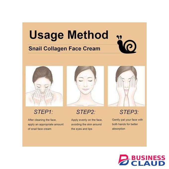Snail Skin Repairing Cream – Skin Rejuvenation & Glow Boost – 3PCS