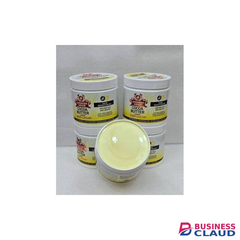 American Dream Cocoa Butter Lemon Skin Lightening Body Cream