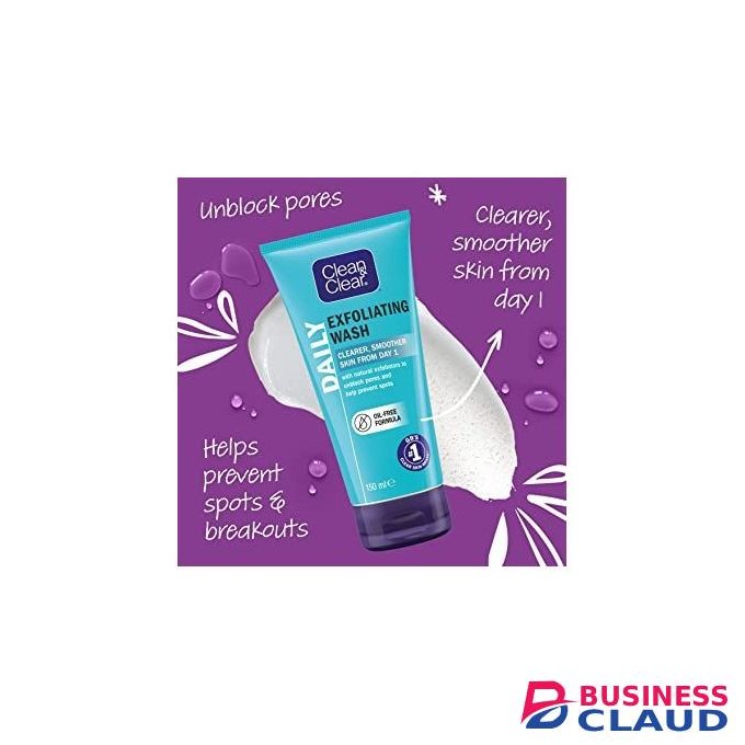 Clean & Clear Oil Free Exfoliating Facial Cleanser/wash-unclogges Pores