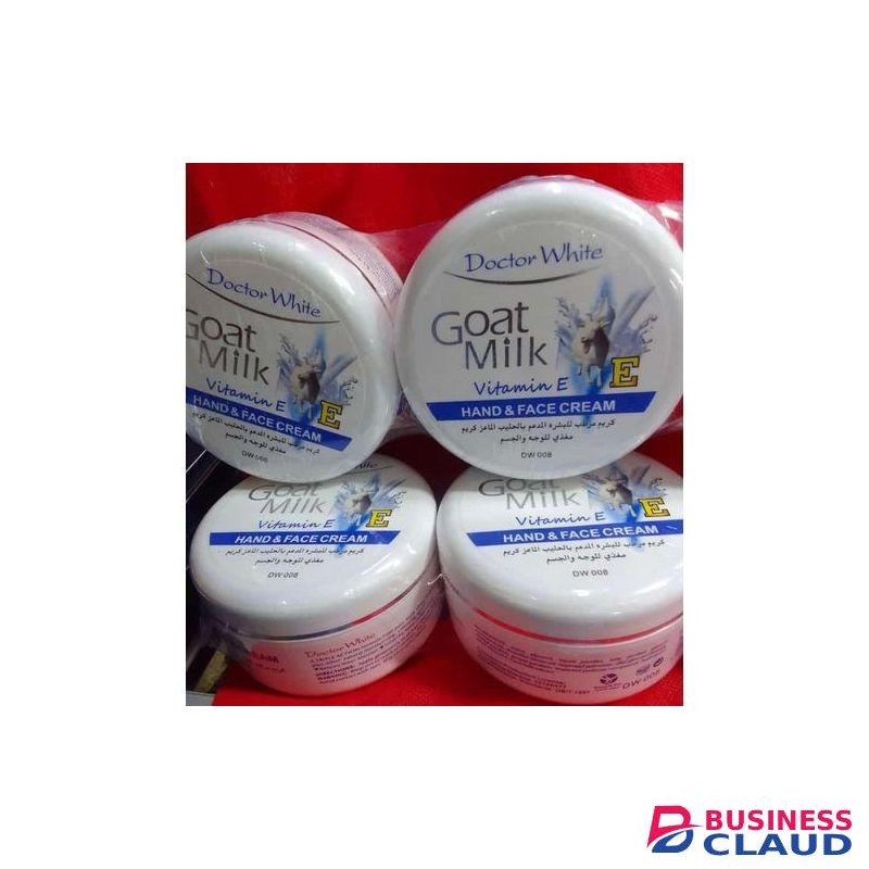 Creamys Doctor White Goat Milk, Vitamin E, Hand And Face Cream -300G